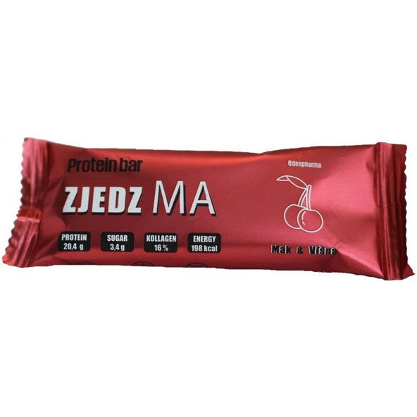 EDENPharma Protein bar ZJEDZ MA - Mak & Višňa, 55g