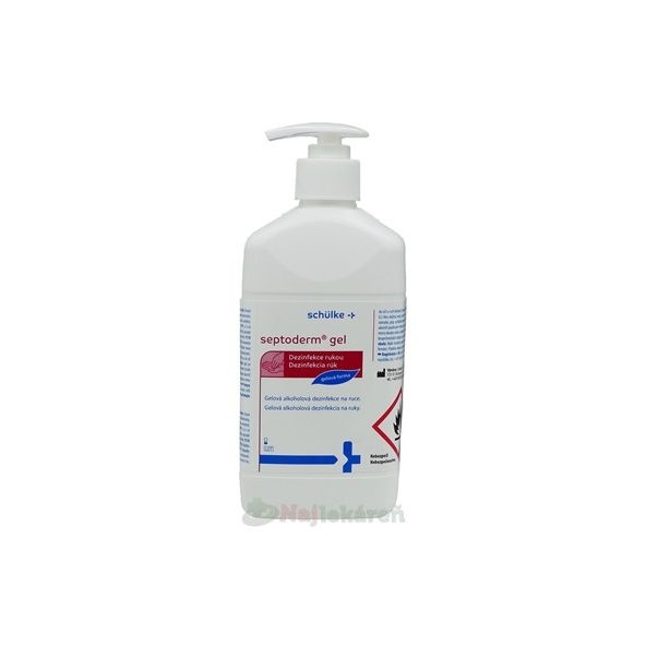Septoderm gél dezinfekcia rúk 500ml
