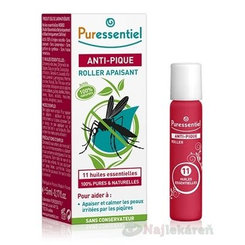 PURESSENTIEL Roll-on na bodnutie hmyzom, 11 esenciálnych olejov 1x5 ml