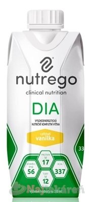 E-shop Nutrego DIA s príchuťou vanilka tekutá výživa 12x330ml