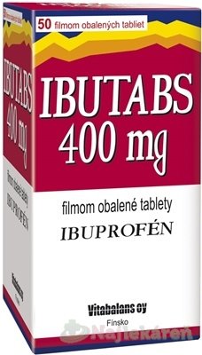 E-shop IBUTABS na bolesť 400 mg 50 tbl