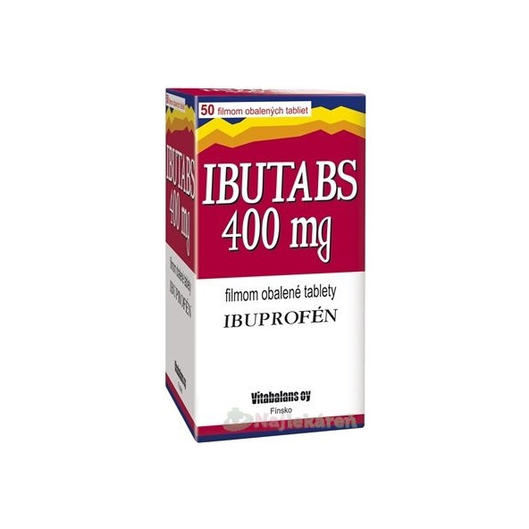 IBUTABS na bolesť 400 mg 50 tbl