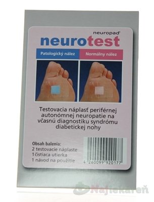 E-shop Neurotest emp (diagnostický test diabet. polyneuropatie) 2ks