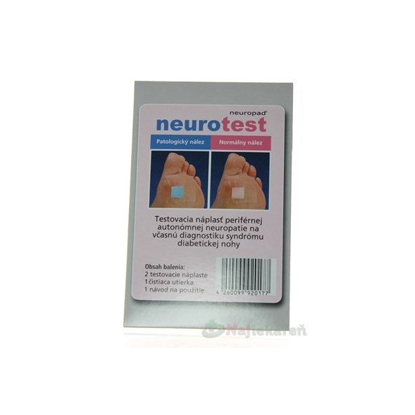 Neurotest emp (diagnostický test diabet. polyneuropatie) 2ks
