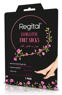 E-shop Regital EXFOLIATING FOOT SOCKS, exfoliačné ponožky 1x1 pár