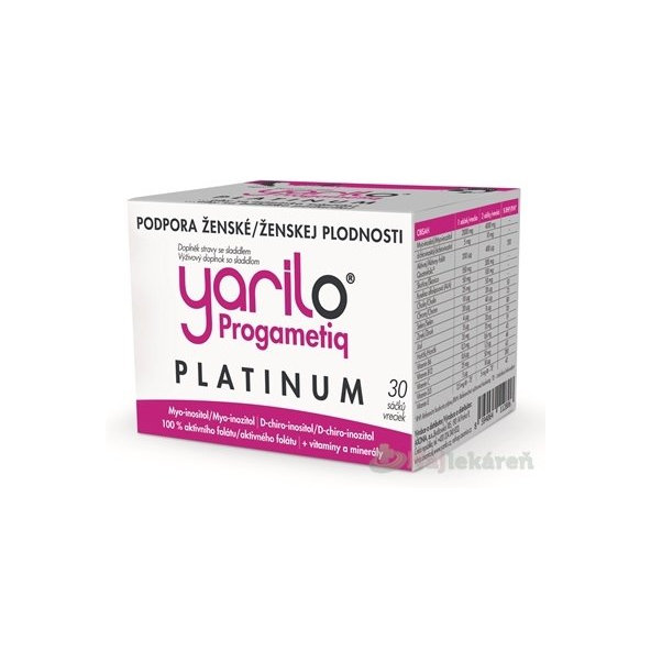 YARILO progametiq PLATINUM, prášok vo vreckách 1x30 ks
