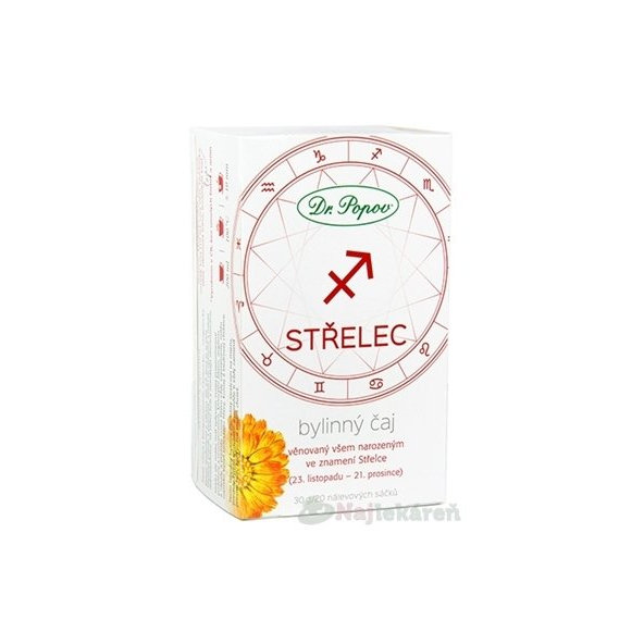 Dr. Popov Bylinný čaj STRELEC