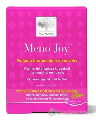 E-shop NEW NORDIC Meno Joy na podporu hormonálnej rovnováhy v menopauze 60tbl