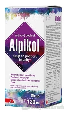 E-shop Alpikol sirup na podporu imunity, 1x120 ml