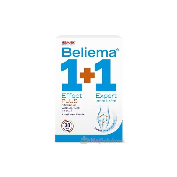 Beliema Effect PLUS (7 tbl) + Expert Intim krém (30 ml)