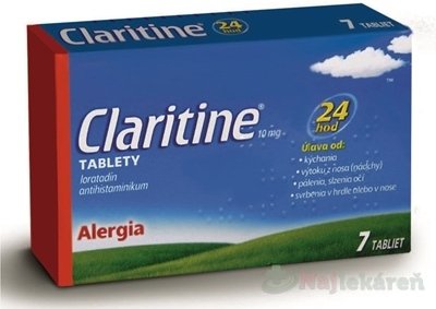 E-shop CLARITINE na alergiu, 7tbl
