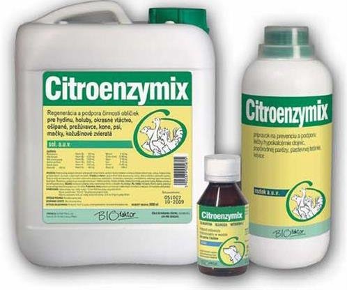 E-shop Citroenzymix perorálny roztok s obsahom pepsínu na zlepšenie trávenia pre zvieratá 100ml