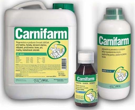 E-shop Carnifarm perorálny roztok s anabolickým účinkom pre zvieratá 100ml