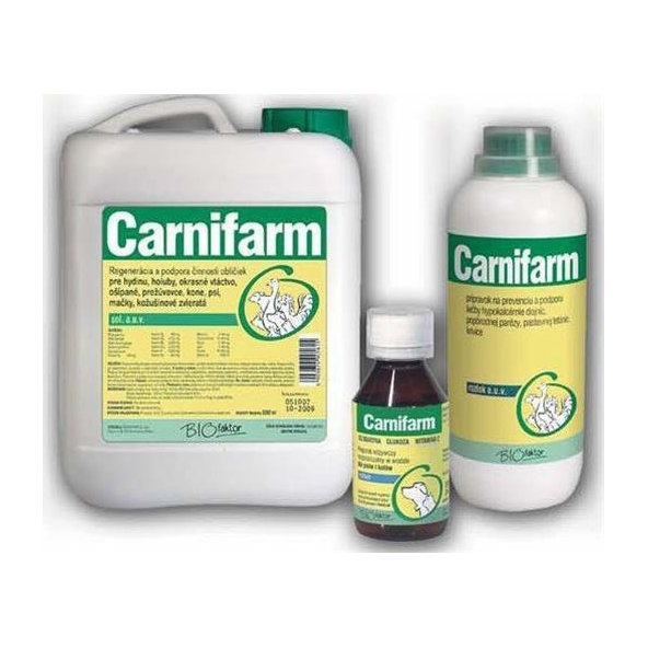 Carnifarm perorálny roztok s anabolickým účinkom pre zvieratá 100ml