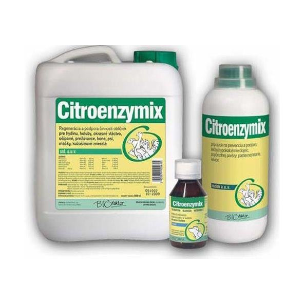 Citroenzymix perorálny roztok s obsahom pepsínu na zlepšenie trávenia pre zvieratá 5000ml