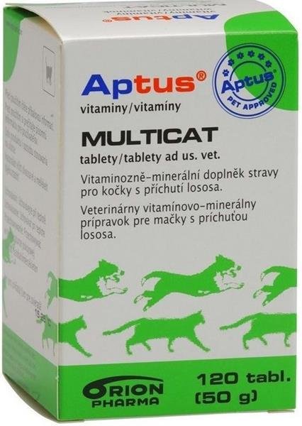 E-shop Aptus MULTICAT multivitamínové tablety pre mačky 120tbl