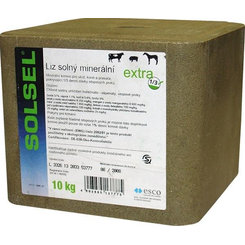 SOLSEL minerálny liz UNI bez medi pre hovädzí dobytok, kone, kozy a ovce 10kg