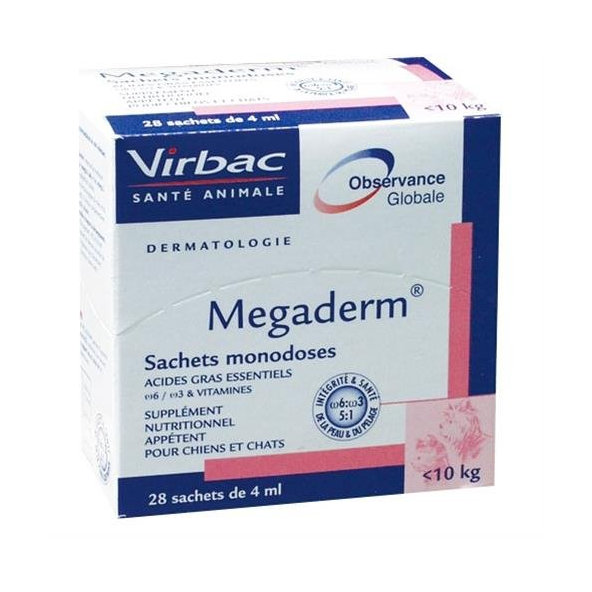 Megaderm pri kožných problémoch pre psy a mačky 28x4ml