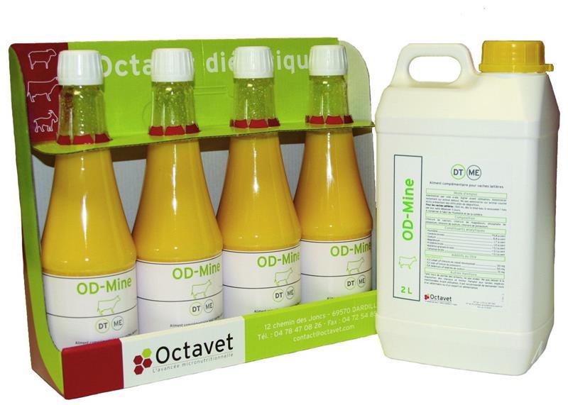 E-shop Octavet OD-Mine Doplnkové krmivo pre hovädzí dobytok 2000ml