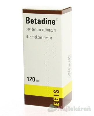 E-shop Betadine dezinfekčné mydlo 75 mg/ml