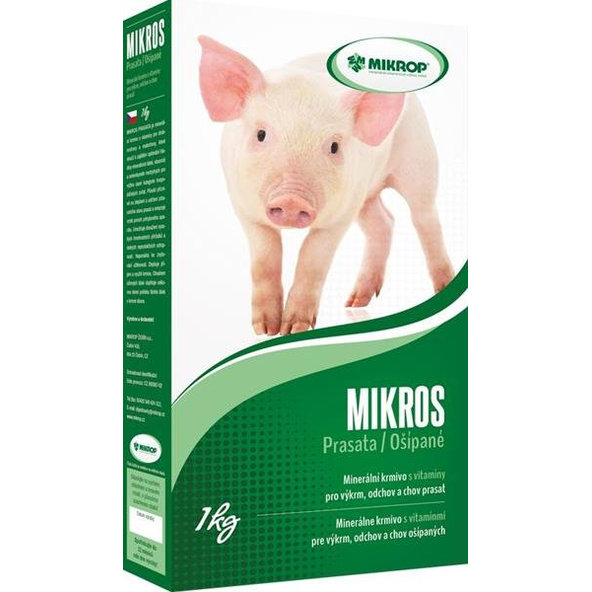 MIKROS Ošípané vitamíny a minerály pre ošípané 1kg