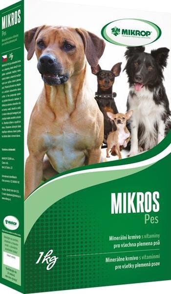 E-shop MIKROS doplnkové minerálno – vitamínové krmivo pre psy 1kg