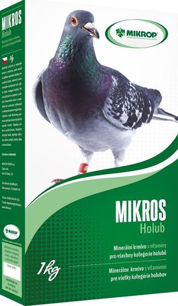 E-shop MIKROS vitamíny a minerály pre holuby 1kg