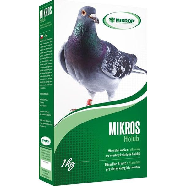 MIKROS vitamíny a minerály pre holuby 1kg