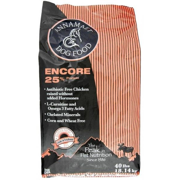 Annamaet dog Encore 25% protein granule pre psy 18,14kg