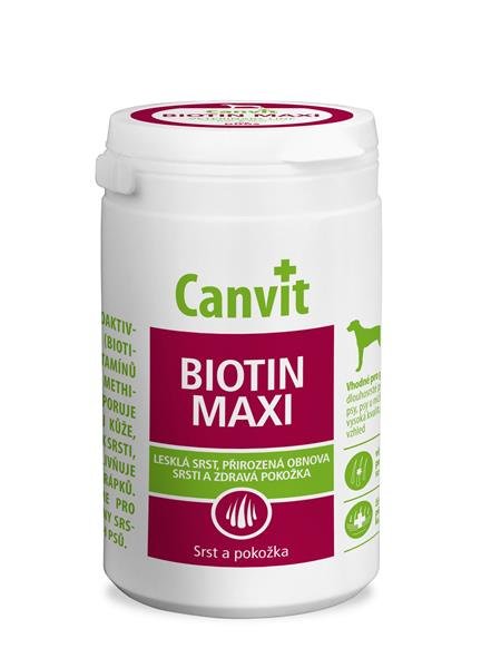 E-shop Canvit Biotin Maxi pre psov na srsť a pokožku 230g