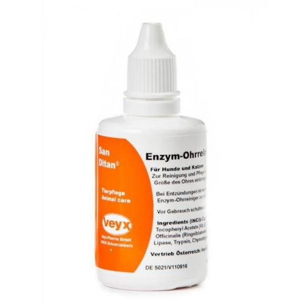 E-shop Čistič uší SanDitan Enzym-Ohrreiniger olejový 50 ml