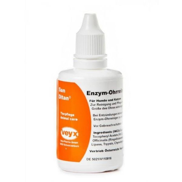 Čistič uší SanDitan Enzym-Ohrreiniger olejový 50 ml