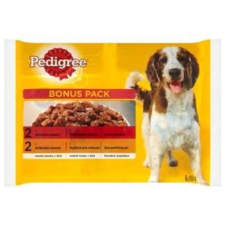 E-shop Mars PEDIGREE kapsička dog ADULT Multipack hovädzie & hydinové mäso v želé 4 x 100 g