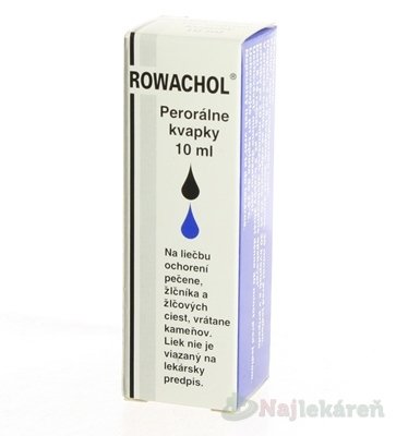 E-shop ROWACHOL na pečeňovo-žlčníkové ochorenia 10 ml