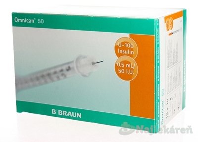 BB OMNICAN INZ. STRIEKAČKA 0,5ml ,ihla 0,30x12mm  100ks