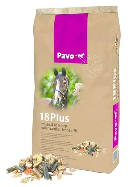 E-shop PAVO 18 Plus krmivo pre staršie kone 15kg