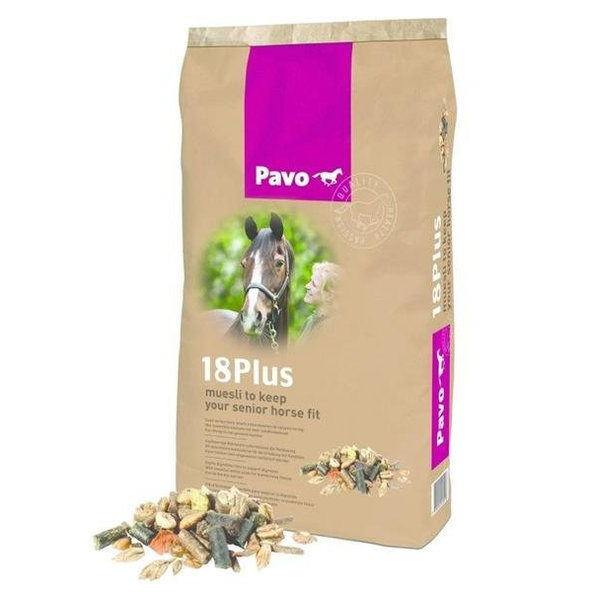 PAVO 18 Plus krmivo pre staršie kone 15kg