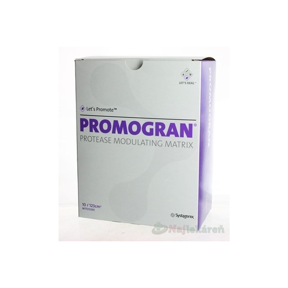 PROMOGRAN obväz remodelujúci proteázy  28cm2  10ks