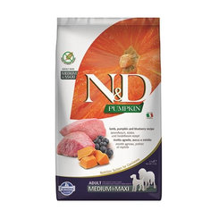 Farmina N&D dog PUMPKIN (GF) adult medium & maxi, lamb & blueberry 2,5kg