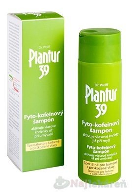 E-shop Plantur 39 Fyto-kofeinový šampón pre farbené vlasy 250ml