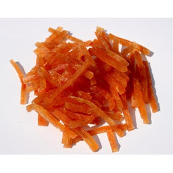 Maškrta Salač Prúžky kuracie s kúskami lososa mini pre psy a mačky 100g