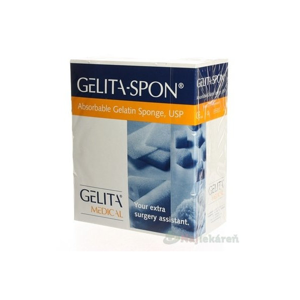 GELITA-SPON STANDARD 80x50x10mm 1x10 ks