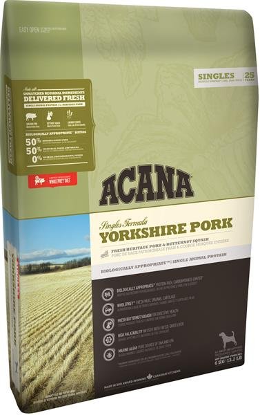 E-shop ACANA Singles Yorkshire Pork granule pre psy 11,4kg