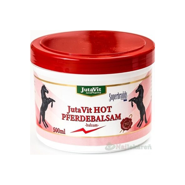 JutaVit PFERDEBALSAM HOT masažny balzám 500 ml