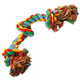 Hračka Dog Fantasy uzol bavlnený farebný 3 knôty 40cm
