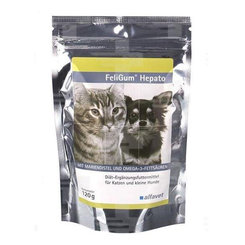 FeliGum Hepato žuvacie tablety pre mačky a malé psy 120g (60ks)