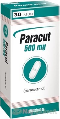 E-shop Paracut 500 mg proti bolesti a horúčke 30 tabliet