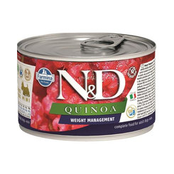 Farmina N&D dog QUINOA weight management konzerva 140g