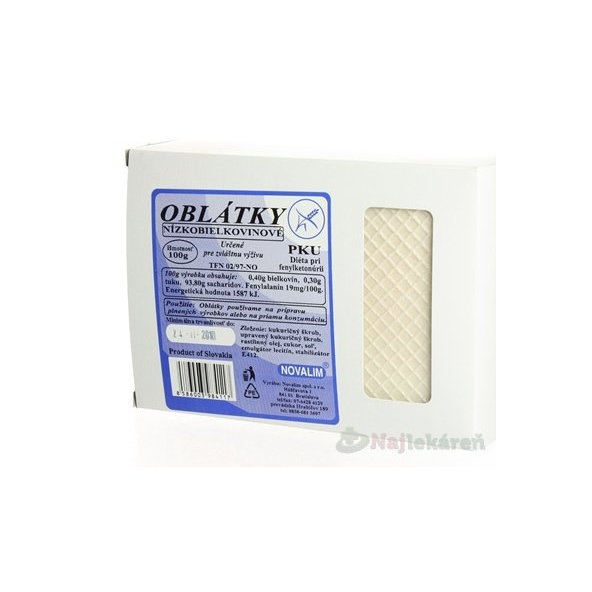 NÍZKOBIELKOVINOVÉ OBLÁTKY 100 g