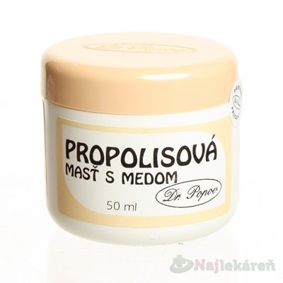 E-shop DR. POPOV MASŤ PROPOLIS + MED 50ml